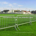 China town PVC coated & Galvanized temporary fence barricade